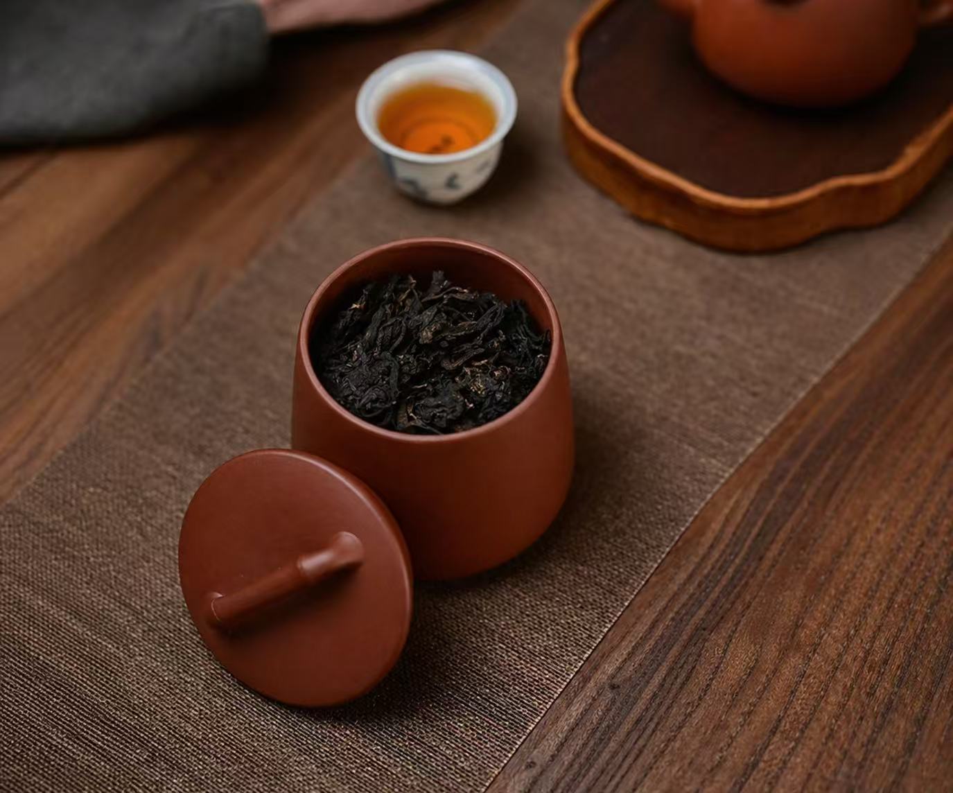 Clay Tea Jar