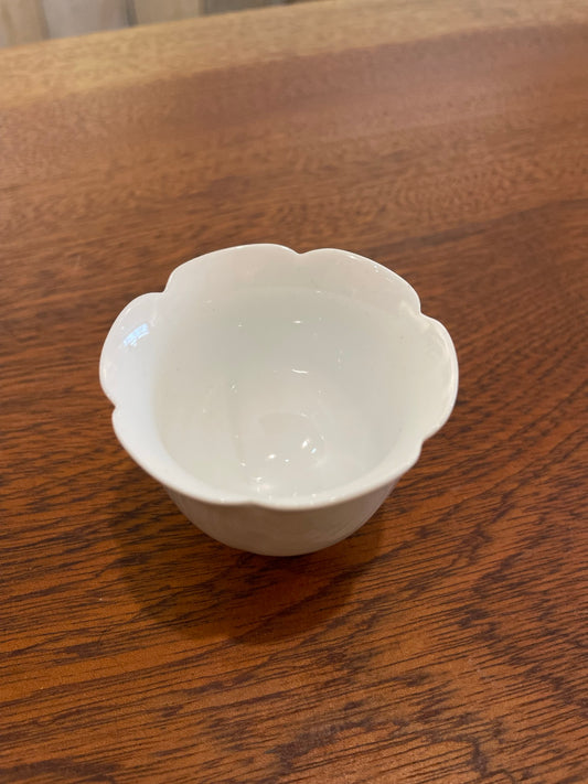 White Lotus Blossom Porcelain Tasting Cup