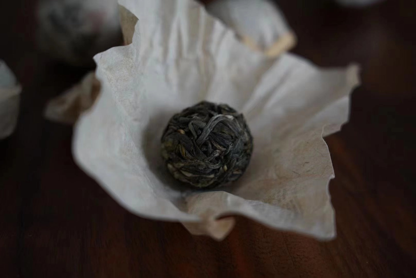 Raw ancient tea tree