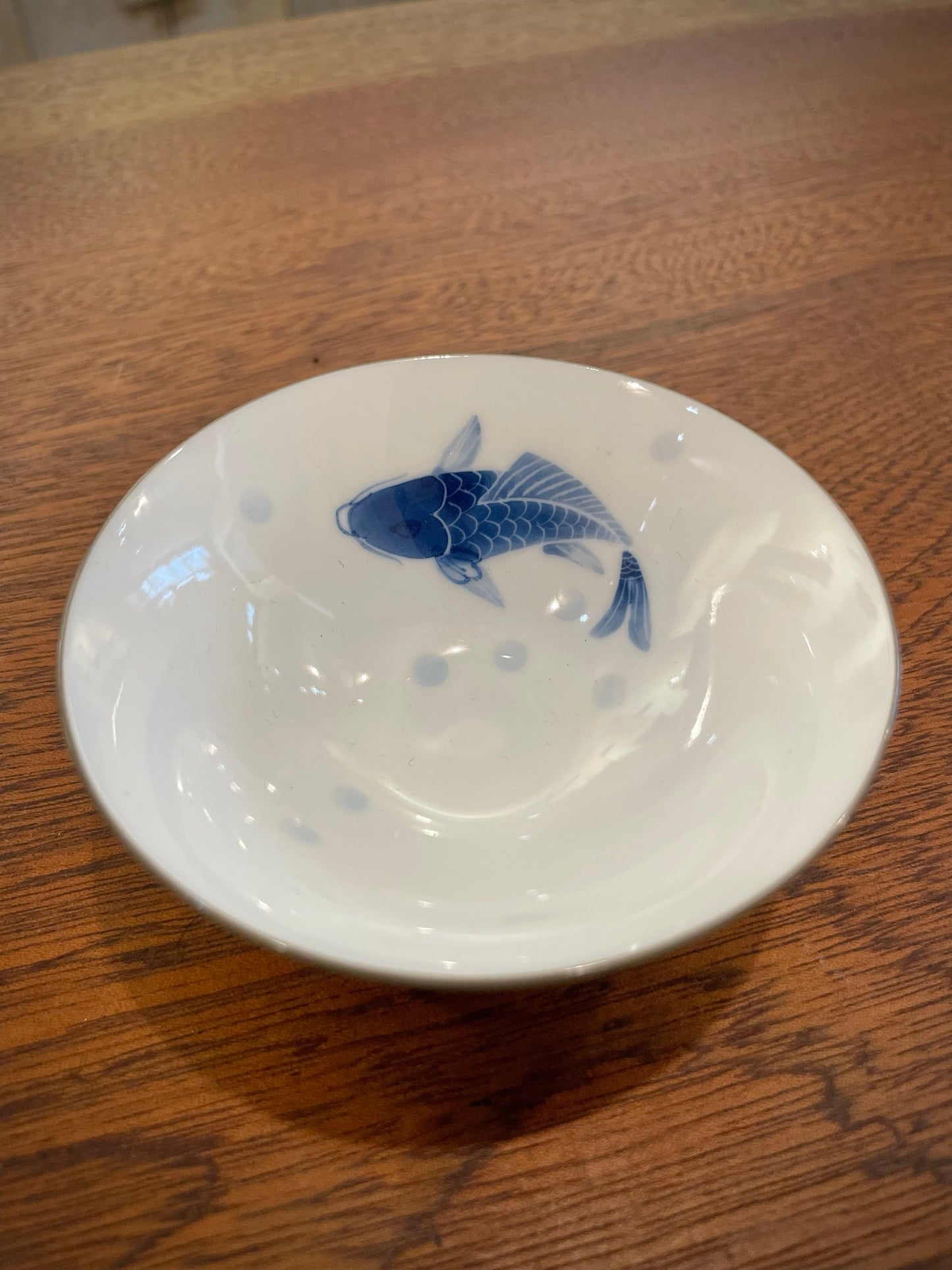 'Swimming Koi' Porcelain Tasting Cup