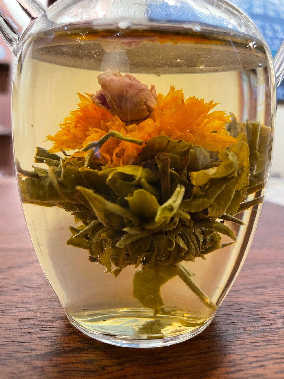 Rose and Chrysanthemum Blooming Tea