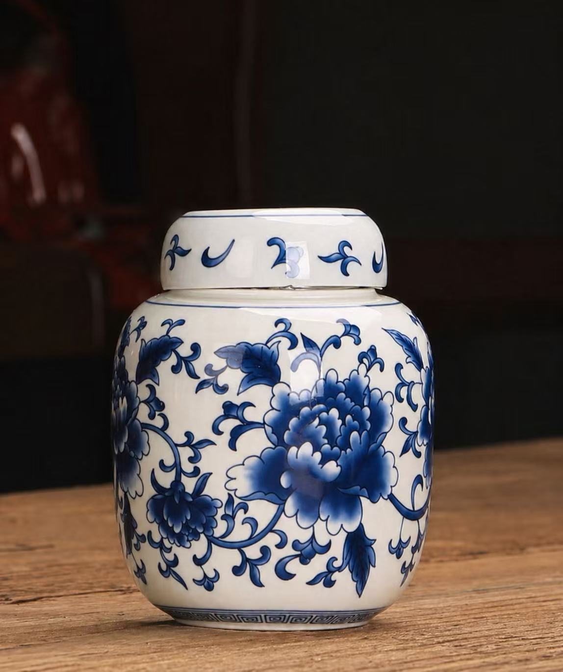 Porcelain Tea Jar