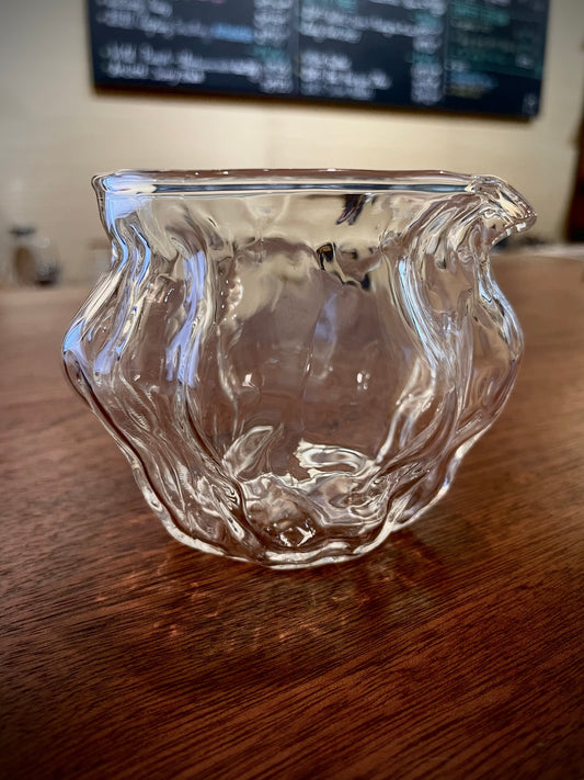Low Rippled glass pitcher - Cha Hai