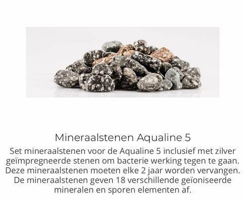 Set mineraalstenen voor de Aqualine 5