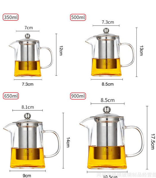 glass teapot
