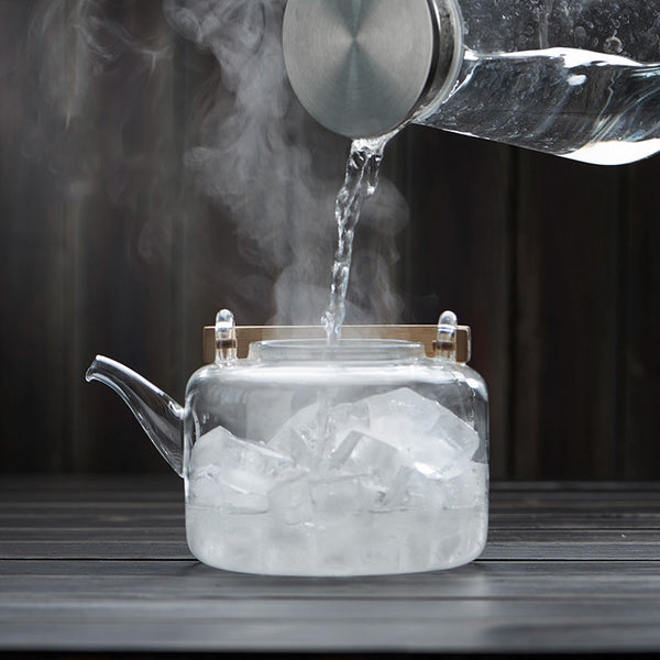 glass teapot
