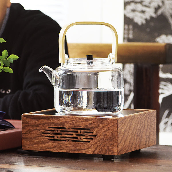 glass teapot