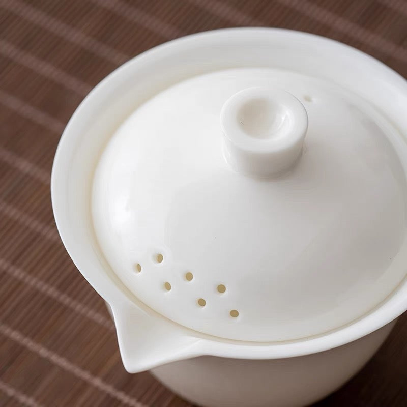 Travel set in porcelain