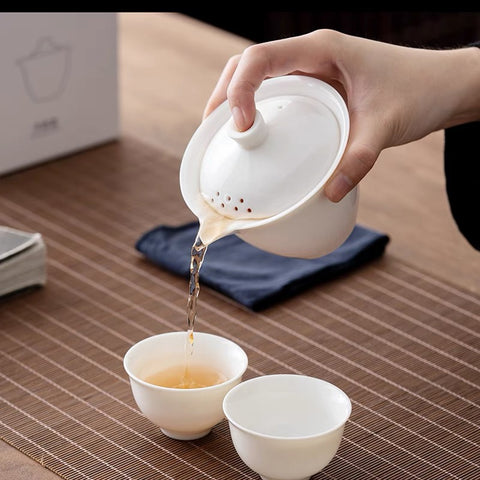 Travel set in porcelain SOON  back in stock